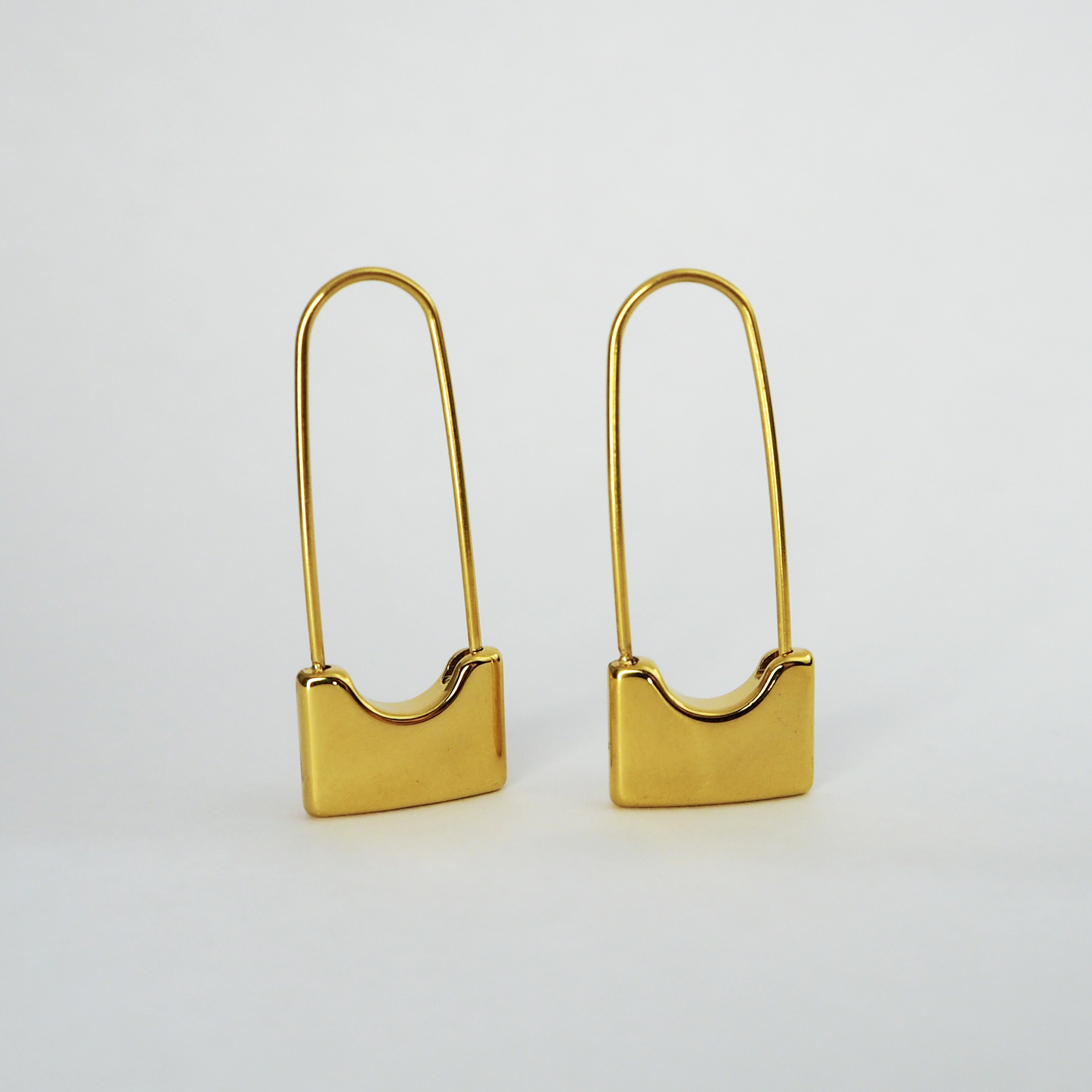 *Imperfect* Padlock Hoops